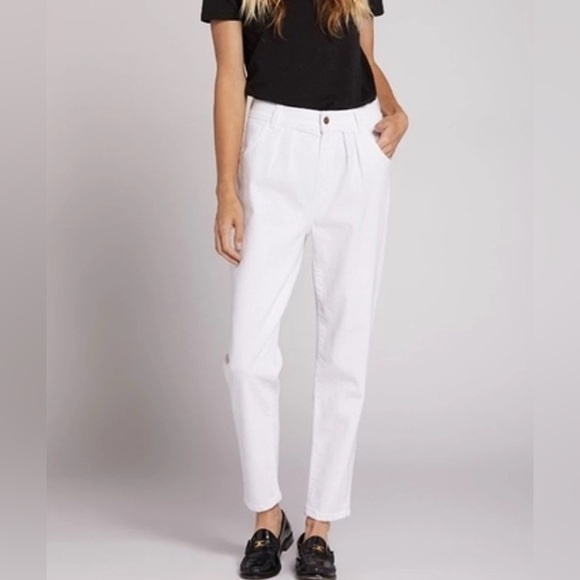 Current Elliott Arroyo Jeans in Blanc White Straight Leg Size 27 - Picture 1 of 11